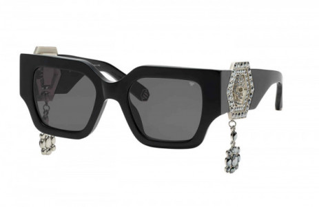 Philipp Plein SPP103S Sunglasses, BLACK -0700