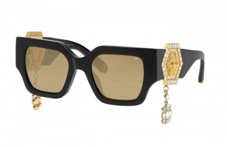 Philipp Plein SPP103S Sunglasses, BLACK -700G