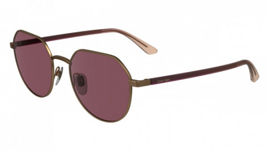 Calvin Klein CK23125S Sunglasses, (770) MATTE AMBER GOLD