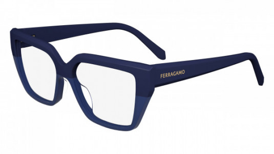 Ferragamo SF2971 Eyeglasses, (414) BLUE