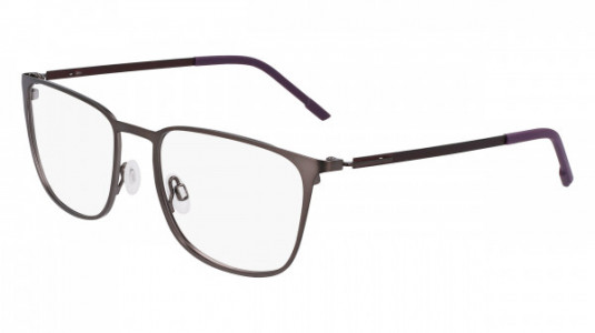 Flexon FLEXON E1143 Eyeglasses, (073) MATTE GUNMETAL/ MIDNIGHT PLUM
