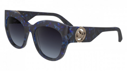 Longchamp LO740S Sunglasses, (430) BLUE HAVANA