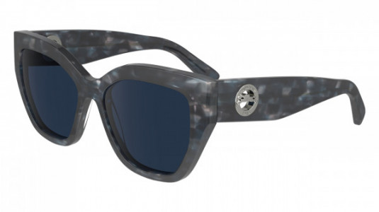 Longchamp LO741S Sunglasses, (406) TEXTURED BLUE
