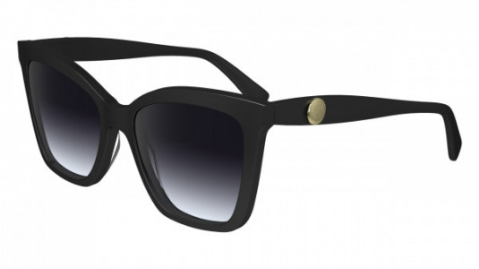 Longchamp LO742S Sunglasses, (001) BLACK