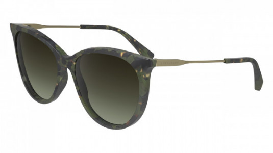 Longchamp LO746S Sunglasses, (320) KHAKI HAVANA