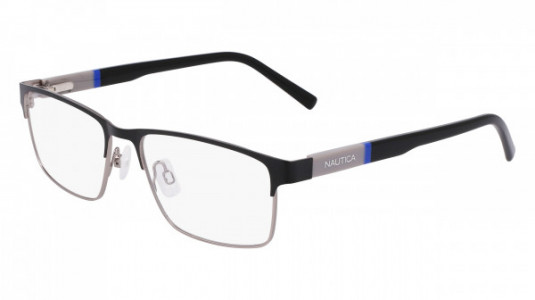 Nautica N7334 Eyeglasses, (005) MATTE BLACK
