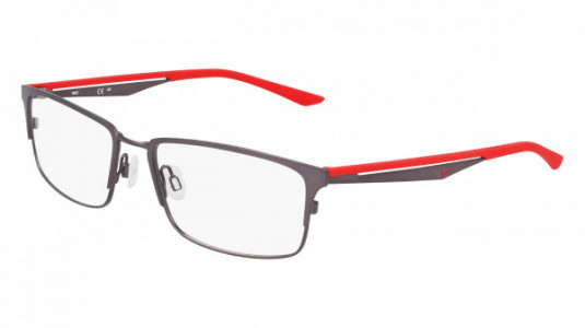 Nike NIKE 4315 Eyeglasses, (076) SATIN GUNMETAL/UNIVERSITY RED