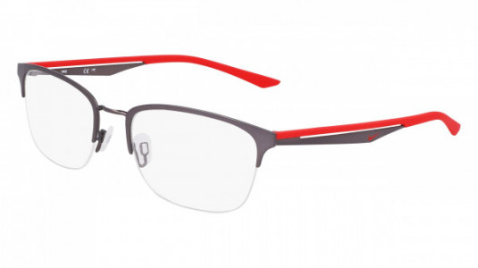 Nike NIKE 4316 Eyeglasses, (076) SATIN GUNMETAL/UNIVERSITY RED