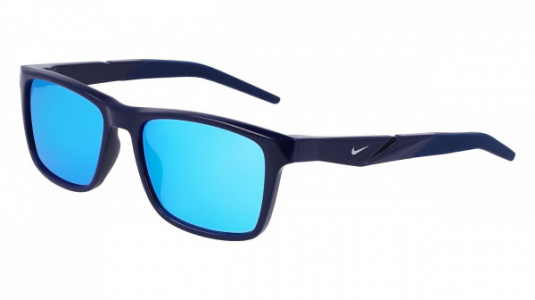Nike NIKE RADEON 1 M FV2403 Sunglasses, (410) NAVY / BLUE MIRROR
