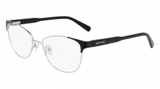 Nine West NW8016 Eyeglasses, (001) BLACK/SILVER