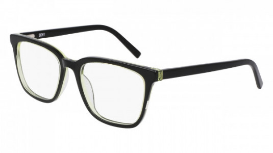 DKNY DK5060 Eyeglasses, (001) BLACK/CITRON LAMINATE