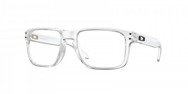 Oakley OX8100F HOLBROOK RX A Eyeglasses, 810003 HOLBROOK RX A POLISHED CLEAR (TRANSPARENT)