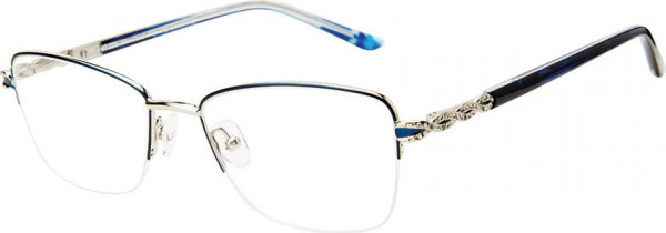 Exces PRINCESS 179 Eyeglasses, 112 BLUE - SILVER
