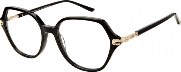 Exces PRINCESS 181 Eyeglasses, 101 BLACK - GOLD