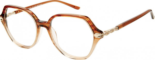 Exces PRINCESS 181 Eyeglasses, 276 BROWN CRYSTAL -