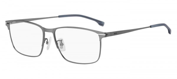 HUGO BOSS Black BOSS 1467/F Eyeglasses, 0R80 MATTE RUTHENIUM