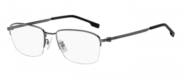 HUGO BOSS Black BOSS 1472/F Eyeglasses, 0V81 RUTHENIUM BLACK