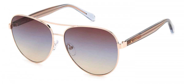 Fossil FOS 3150/G/S Sunglasses, 0AU2 RED GOLD