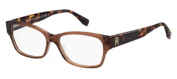 Tommy Hilfiger TH 2055 Eyeglasses, 009Q BROWN