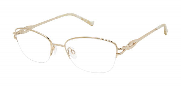 Tura R143 Eyeglasses, Gold (GLD)