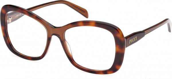 Emilio Pucci EP5231 Eyeglasses, 056 - Havana/Gradient / Shiny Light Brown