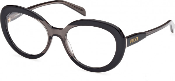 Emilio Pucci EP5232 Eyeglasses, 005 - Black/Gradient / Shiny Grey