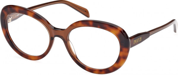 Emilio Pucci EP5232 Eyeglasses, 056 - Havana/Gradient / Shiny Light Brown