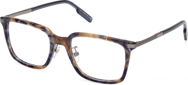 Ermenegildo Zegna EZ5265-H Eyeglasses, 055 - Coloured Havana / Shiny Blue