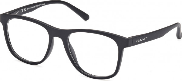 Gant GA3302 Eyeglasses, 002 - Matte Black / Matte Black