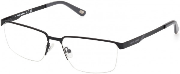 Skechers SE3375 Eyeglasses, 002 - Matte Black