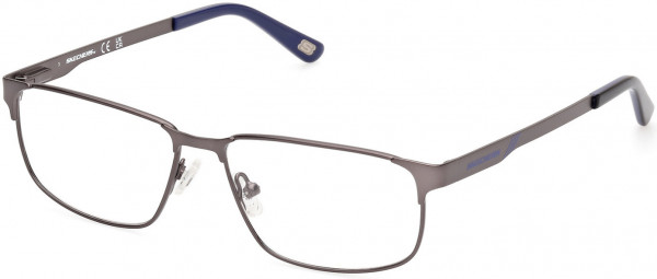Skechers SE3376 Eyeglasses, 009 - Matte Gunmetal