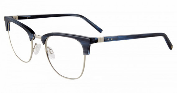 Jones New York VJOM551 Eyeglasses, BLUE HORN (0J87)