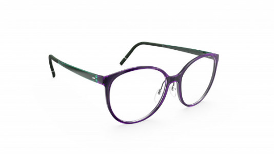 Silhouette Vivid Sky FR Full Rim 1613 Eyeglasses, 4010 Illuming Purple