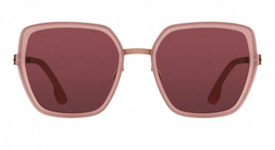 ic! berlin Zoe S. Sunglasses, Shiny-Copper-Rose-Matt