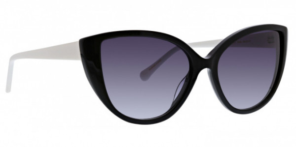 Trina Turk Flores Sunglasses, Black