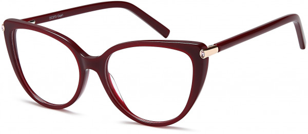 Di Caprio DC373 Eyeglasses, Burgundy