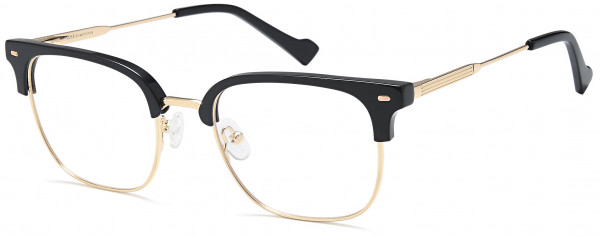 Di Caprio DC510 Eyeglasses, Black Gold