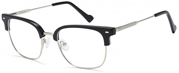 Di Caprio DC510 Eyeglasses, Black Silver