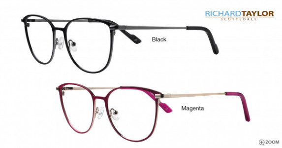 Richard Taylor Garbo Eyeglasses, Black
