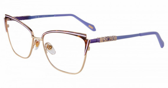Just Cavalli VJC054 Eyeglasses, ROSE GOLD/HAVANA (0378)