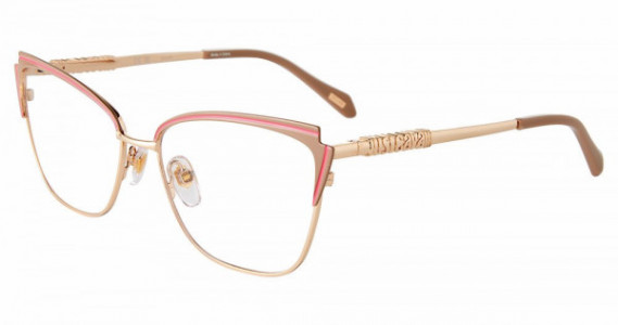 Just Cavalli VJC054 Eyeglasses, ROSE  GOLD/BEIGE (0F47)