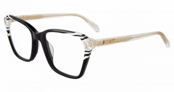Just Cavalli VJC048 Eyeglasses, SHINY BLACK (0700)