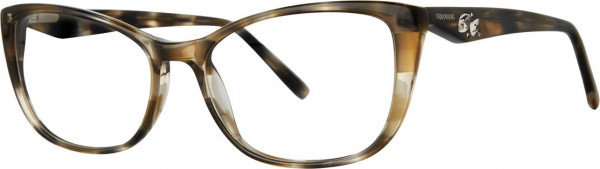 Vera Wang Donelle Eyeglasses, Olive Tartan