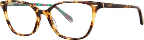 Lilly Pulitzer Braunwyn Eyeglasses, Tortoise