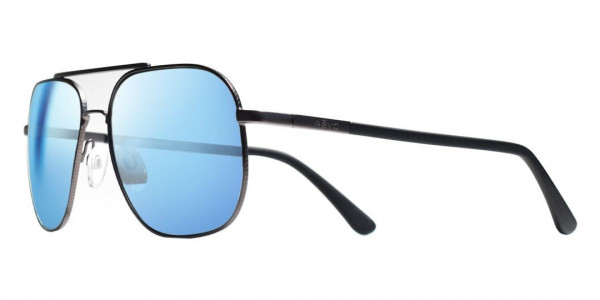 Revo LOGAN Sunglasses, Matte Gunmetal (Lens: Blue Water)