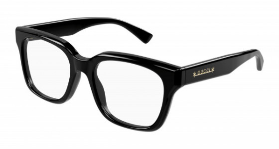 Gucci GG1176O Eyeglasses, 001 - BLACK with TRANSPARENT lenses