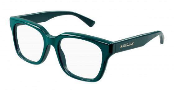 Gucci GG1176O Eyeglasses, 003 - BLUE with TRANSPARENT lenses