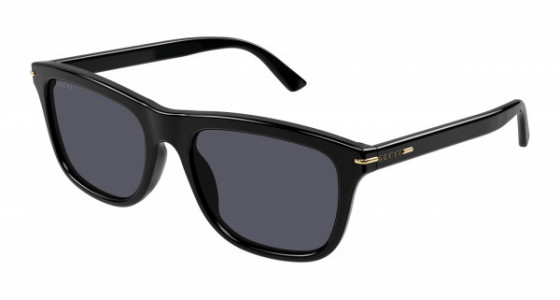 Gucci GG1444S Sunglasses, 001 - BLACK with GREY lenses
