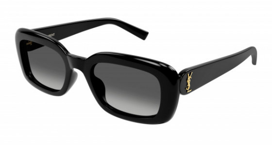 Saint Laurent SL M130 Sunglasses, 002 - BLACK with GREY lenses