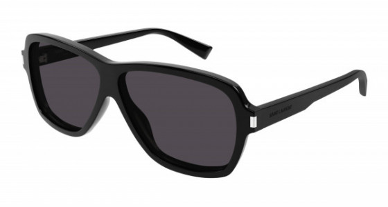 Saint Laurent SL 609 CAROLYN Sunglasses, 001 - BLACK with BLACK lenses